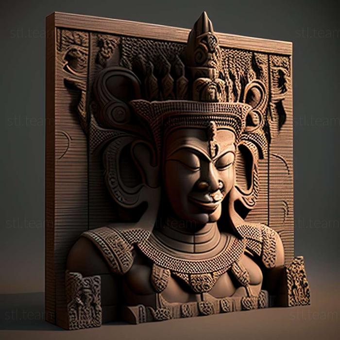 3D модель Ангкор Ват (STL)